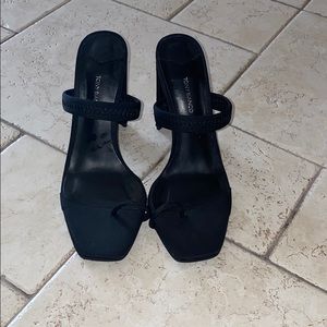 Black sandal heel